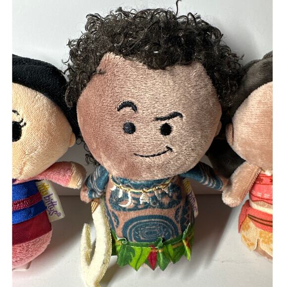 Hallmark Disney Itty Bittys Lot 5 Cinderella Moana Maui Mulan Red Riding Hood - Picture 4 of 8